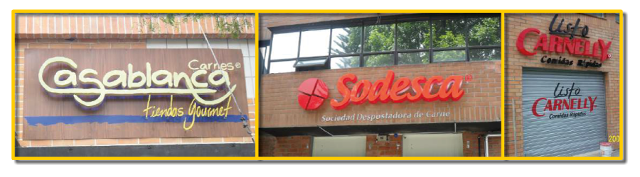 Avisos en acrilico